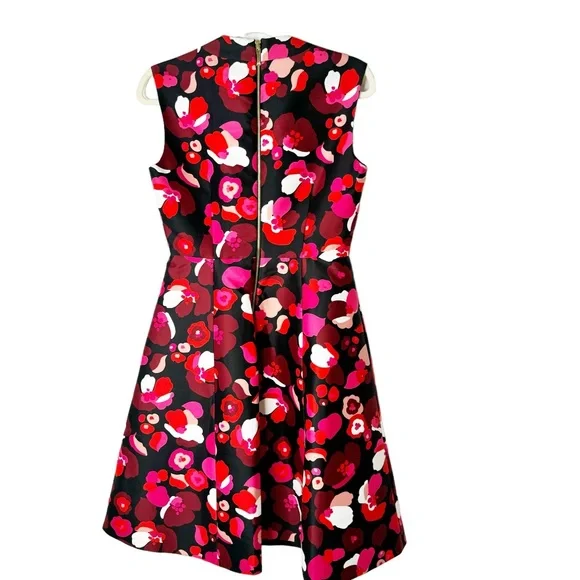 Kate Spade Falling Florals Fit and Flare Dress Size 4 - Picture 2 of 6